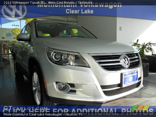 2011 Volkswagen Tiguan SEL in White Gold Metallic