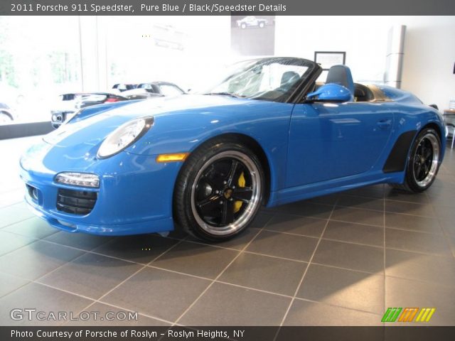 2011 Porsche 911 Speedster in Pure Blue