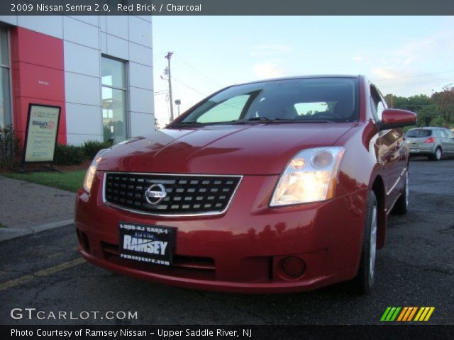 2009 Nissan Sentra 2.0 in Red Brick