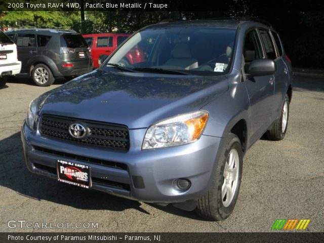 2008 Toyota RAV4 4WD in Pacific Blue Metallic