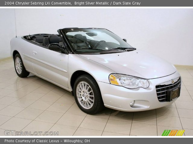 2004 Chrysler Sebring LXi Convertible in Bright Silver Metallic