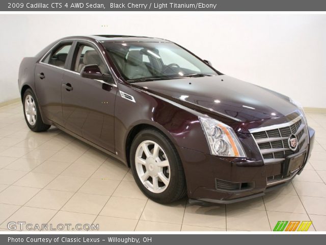 2009 Cadillac CTS 4 AWD Sedan in Black Cherry