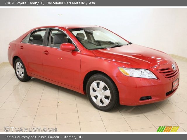 2009 Toyota Camry LE in Barcelona Red Metallic