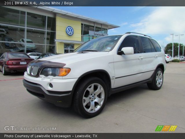 2001 BMW X5 4.4i in Alpine White