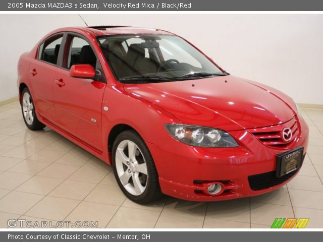 2005 Mazda MAZDA3 s Sedan in Velocity Red Mica