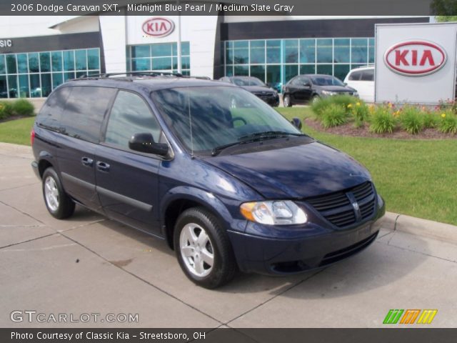 2006 Dodge Caravan SXT in Midnight Blue Pearl