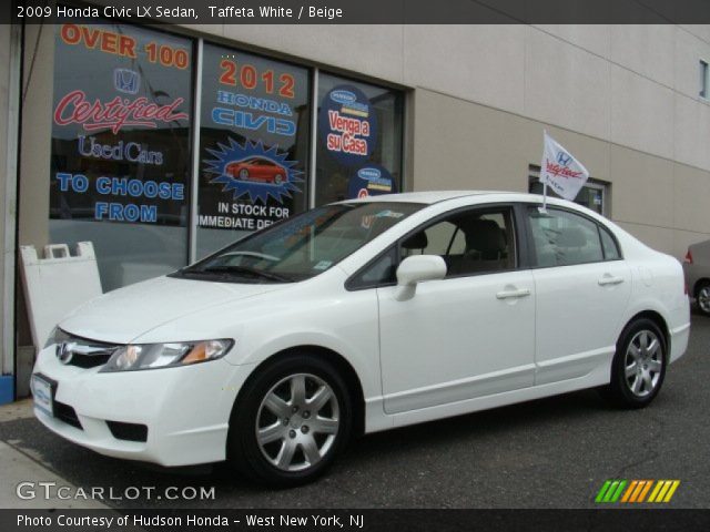 2009 Honda Civic LX Sedan in Taffeta White