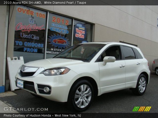 2010 Acura RDX SH-AWD in White Diamond Pearl