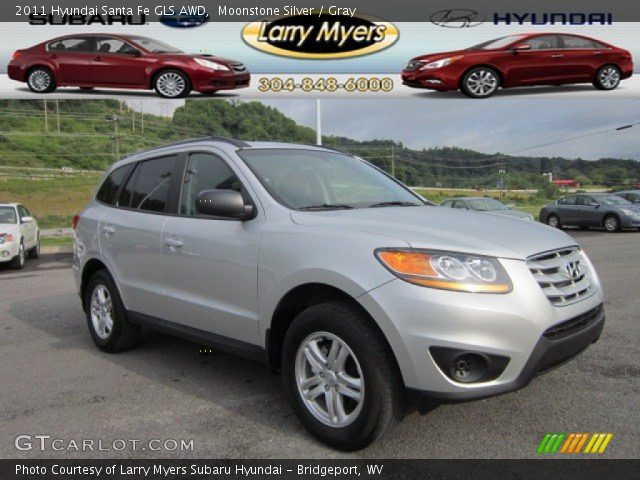 2011 Hyundai Santa Fe GLS AWD in Moonstone Silver