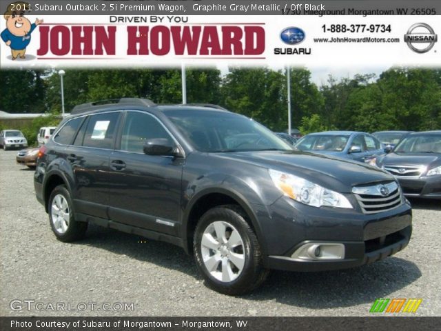2011 Subaru Outback 2.5i Premium Wagon in Graphite Gray Metallic