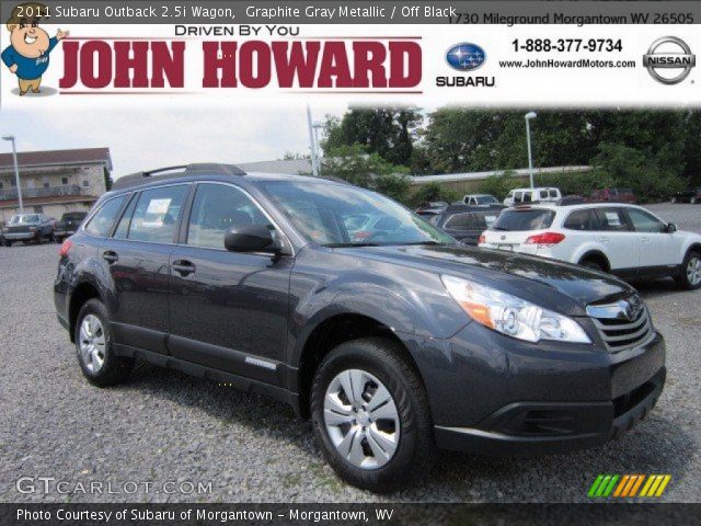2011 Subaru Outback 2.5i Wagon in Graphite Gray Metallic