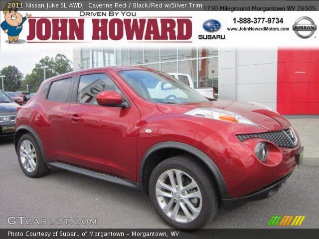 2011 Nissan Juke SL AWD in Cayenne Red