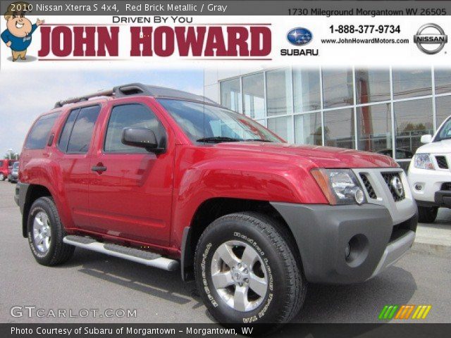 2010 Nissan Xterra S 4x4 in Red Brick Metallic