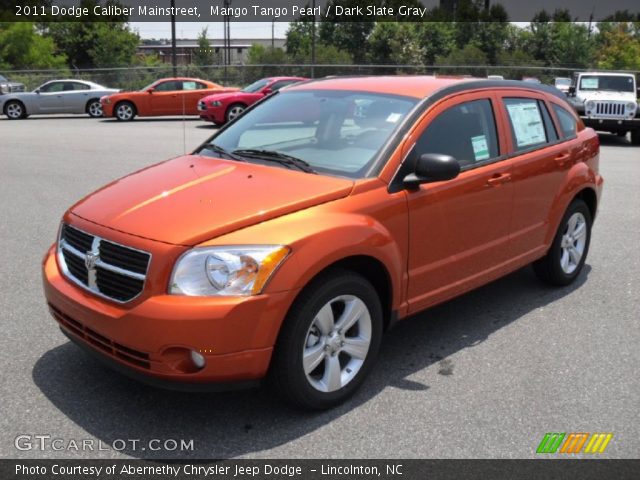 2011 Dodge Caliber Mainstreet in Mango Tango Pearl