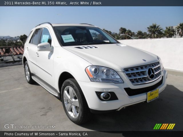 2011 Mercedes-Benz ML 350 4Matic in Arctic White