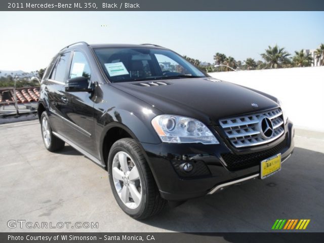 2011 Mercedes-Benz ML 350 in Black