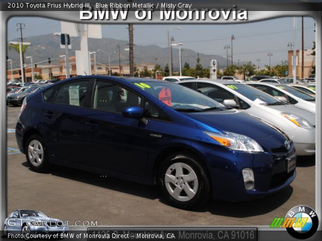 2010 Toyota Prius Hybrid III in Blue Ribbon Metallic