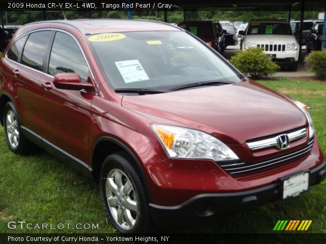 2009 Honda CR-V EX-L 4WD in Tango Red Pearl