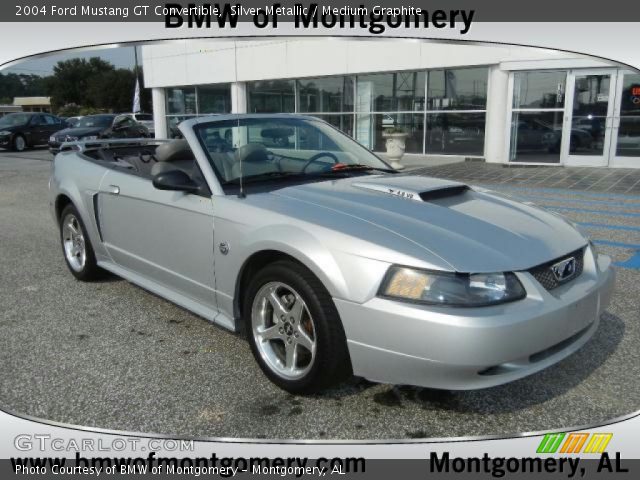 2004 Ford Mustang GT Convertible in Silver Metallic