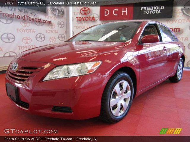 2007 Toyota Camry LE in Barcelona Red Metallic