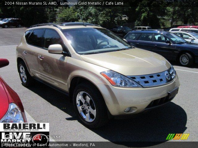 2004 Nissan Murano SL AWD in Luminous Gold Metallic