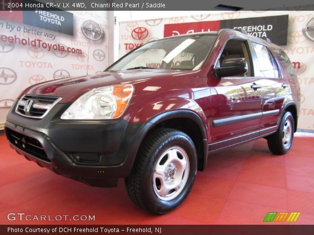 2004 Honda CR-V LX 4WD in Chianti Red Pearl