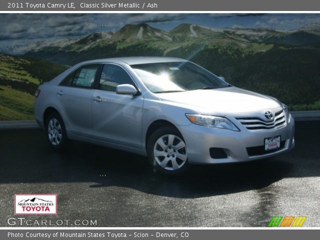 2011 Toyota Camry LE in Classic Silver Metallic