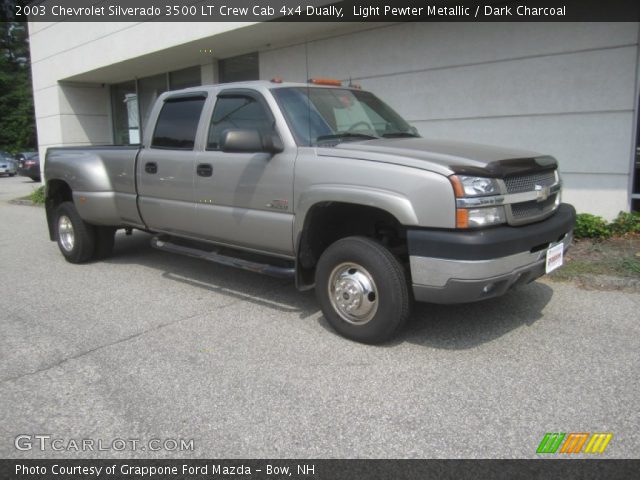 2003 Chevrolet Silverado 3500 LT Crew Cab 4x4 Dually in Light Pewter Metallic