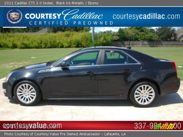 2011 Cadillac CTS 3.0 Sedan in Black Ice Metallic