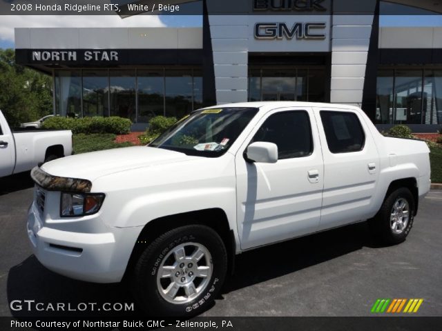 2008 Honda Ridgeline RTS in White