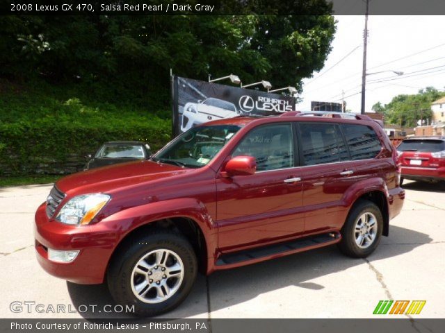 2008 Lexus GX 470 in Salsa Red Pearl