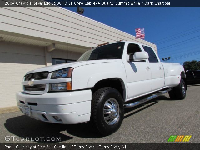 2004 Chevrolet Silverado 3500HD LT Crew Cab 4x4 Dually in Summit White
