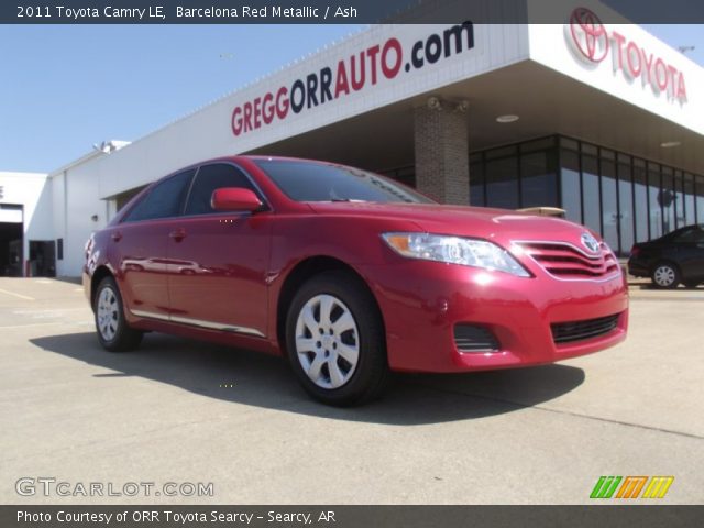 2011 Toyota Camry LE in Barcelona Red Metallic