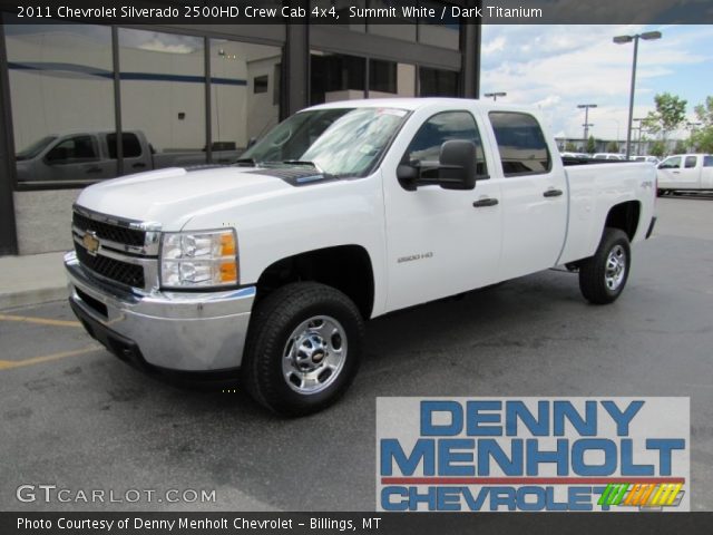 2011 Chevrolet Silverado 2500HD Crew Cab 4x4 in Summit White