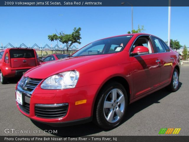 2009 Volkswagen Jetta SE Sedan in Salsa Red