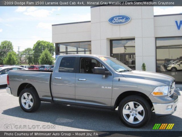 2009 Dodge Ram 1500 Laramie Quad Cab 4x4 in Mineral Gray Metallic
