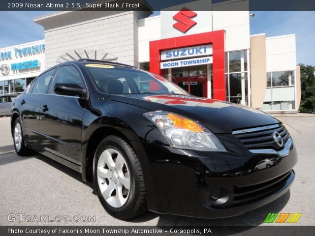 2009 Nissan Altima 2.5 S in Super Black