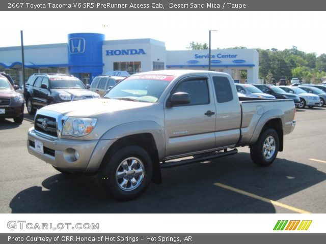 2007 Toyota Tacoma V6 SR5 PreRunner Access Cab in Desert Sand Mica