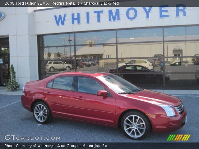 2008 Ford Fusion SE V6 in Redfire Metallic