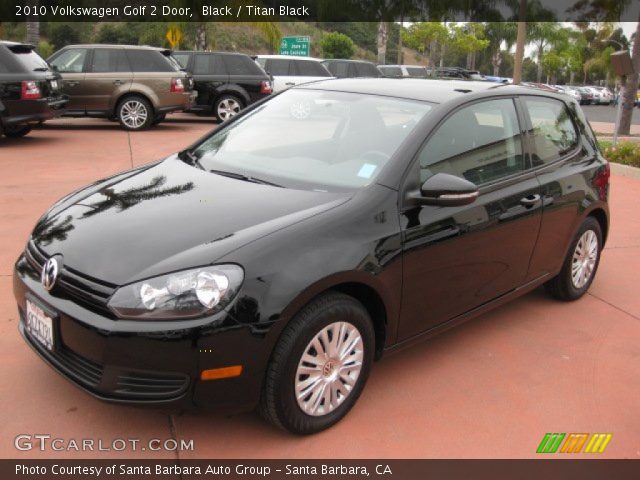 2010 Volkswagen Golf 2 Door in Black
