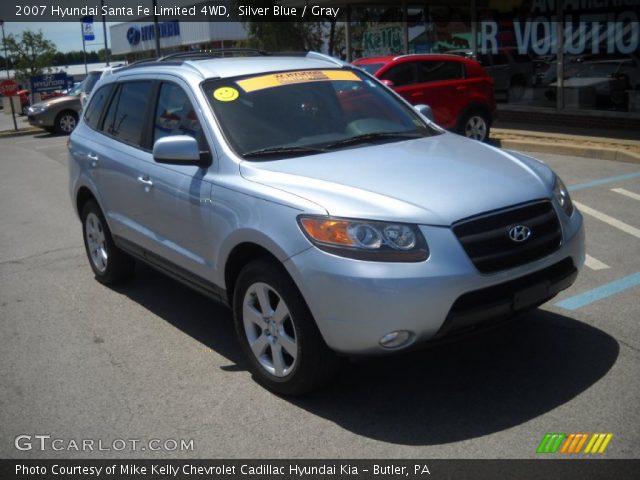 2007 Hyundai Santa Fe Limited 4WD in Silver Blue