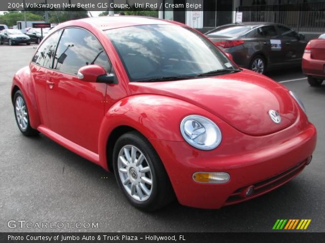 2004 Volkswagen New Beetle GLS Coupe in Uni Red