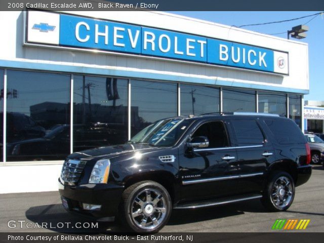 2008 Cadillac Escalade AWD in Black Raven