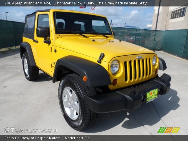 2009 Jeep Wrangler X 4x4 in Detonator Yellow