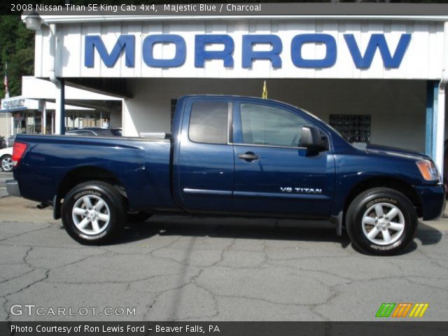 2008 Nissan Titan SE King Cab 4x4 in Majestic Blue