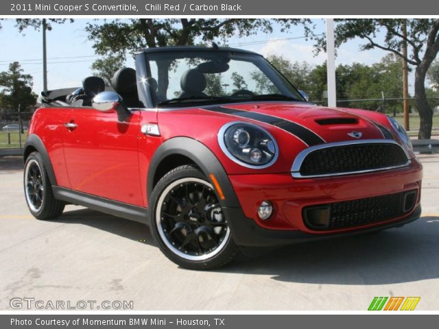2011 Mini Cooper S Convertible in Chili Red