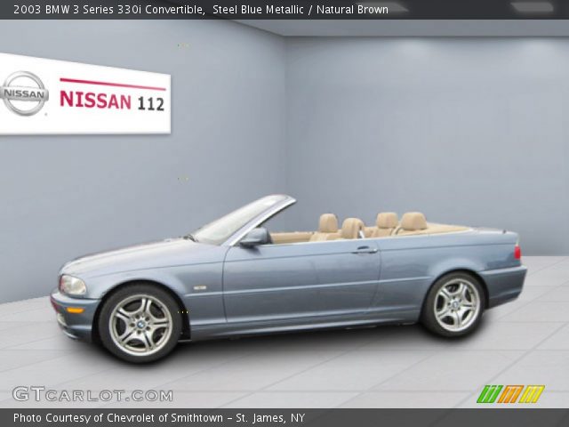 2003 BMW 3 Series 330i Convertible in Steel Blue Metallic