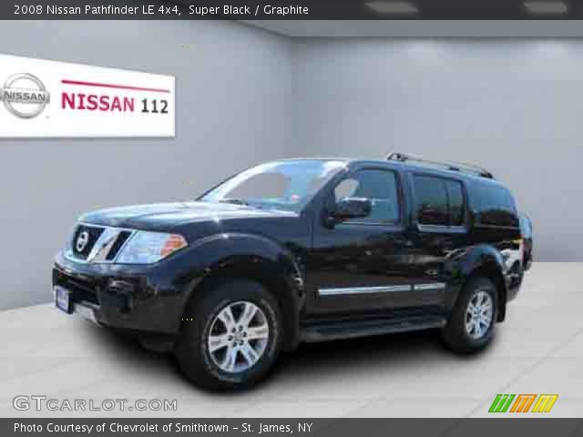 2008 Nissan Pathfinder LE 4x4 in Super Black