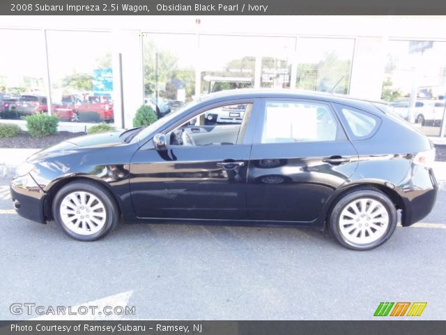 2008 Subaru Impreza 2.5i Wagon in Obsidian Black Pearl
