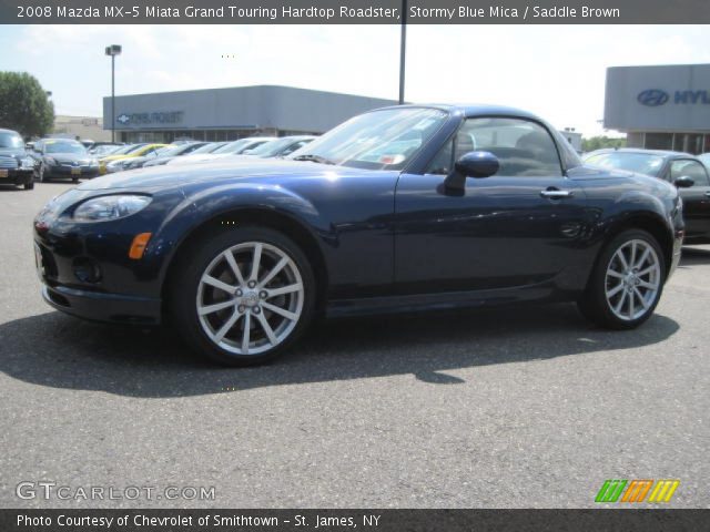 2008 Mazda MX-5 Miata Grand Touring Hardtop Roadster in Stormy Blue Mica